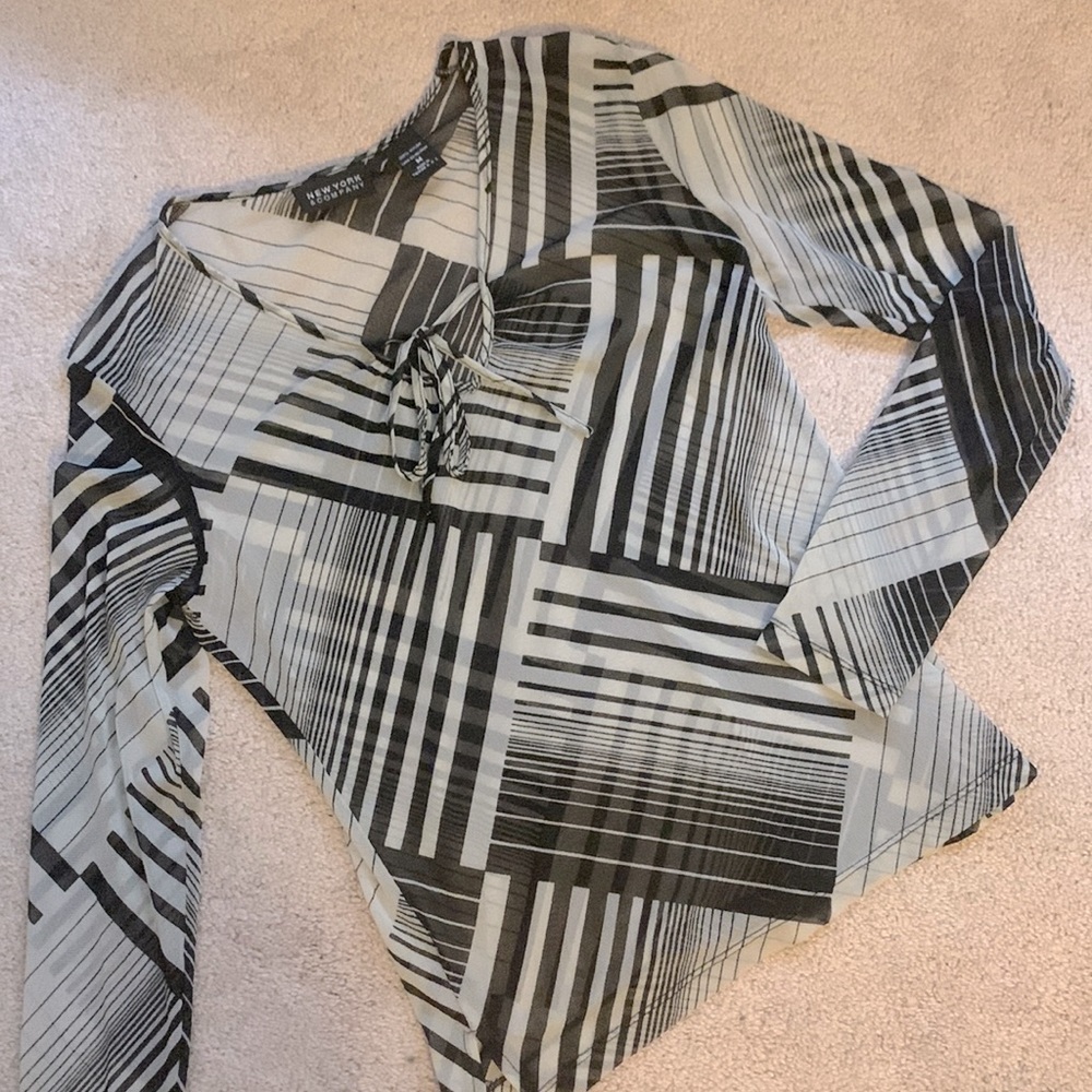 New York & Company Women’s Long Sleeve Blouse